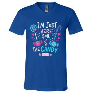 Halloween Candy Lollipop Cute Gift V-Neck T-Shirt