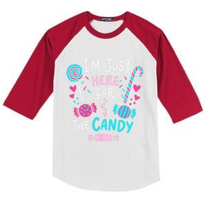 Halloween Candy Lollipop Cute Gift Kids Colorblock Raglan Jersey