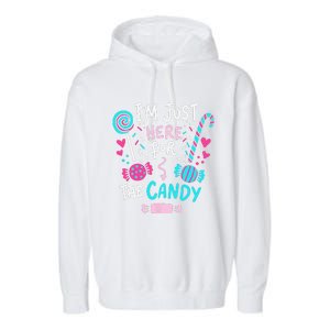 Halloween Candy Lollipop Cute Gift Garment-Dyed Fleece Hoodie