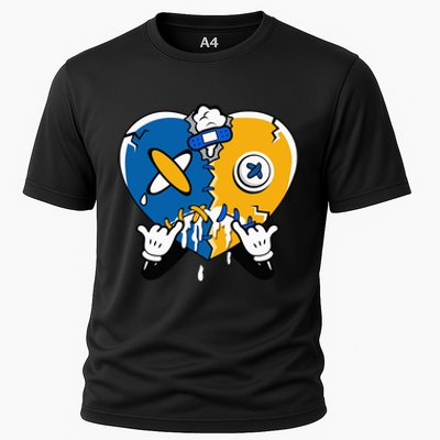 Heart Crying Lover Dunk Low Blue Jay Matching Cooling Performance Crew T-Shirt