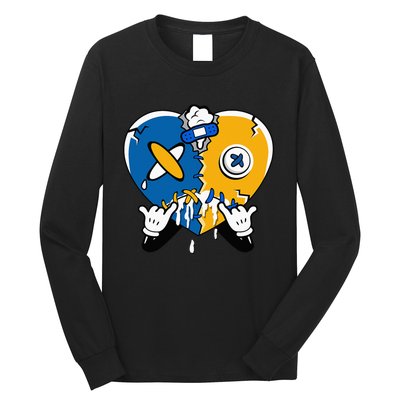 Heart Crying Lover Dunk Low Blue Jay Matching Long Sleeve Shirt