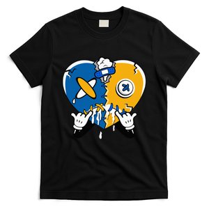 Heart Crying Lover Dunk Low Blue Jay Matching T-Shirt