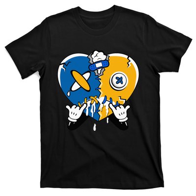 Heart Crying Lover Dunk Low Blue Jay Matching T-Shirt