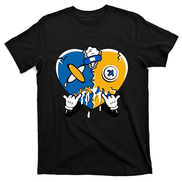 Heart Crying Lover Dunk Low Blue Jay Matching T-Shirt