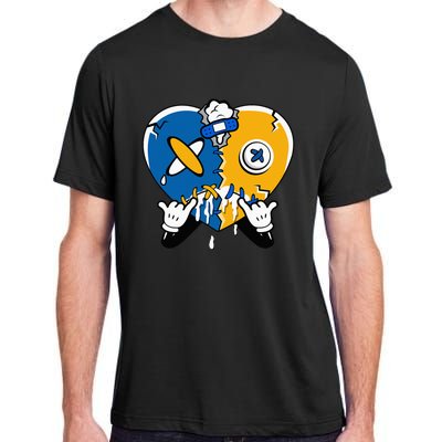 Heart Crying Lover Dunk Low Blue Jay Matching Adult ChromaSoft Performance T-Shirt