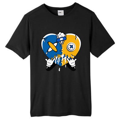 Heart Crying Lover Dunk Low Blue Jay Matching Tall Fusion ChromaSoft Performance T-Shirt