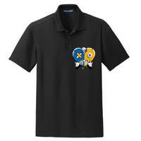 Heart Crying Lover Dunk Low Blue Jay Matching Dry Zone Grid Polo