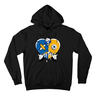 Heart Crying Lover Dunk Low Blue Jay Matching Tall Hoodie