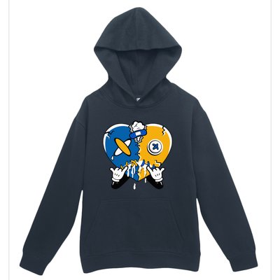 Heart Crying Lover Dunk Low Blue Jay Matching Urban Pullover Hoodie