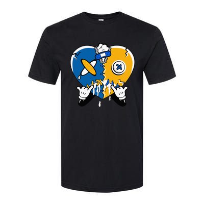 Heart Crying Lover Dunk Low Blue Jay Matching Softstyle CVC T-Shirt