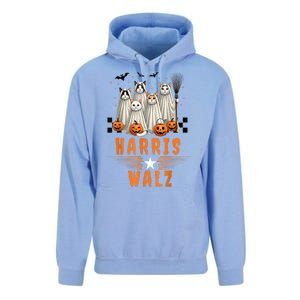 Halloween Cat Lovers Harris Waltz 2024 Vice President Gift Unisex Surf Hoodie