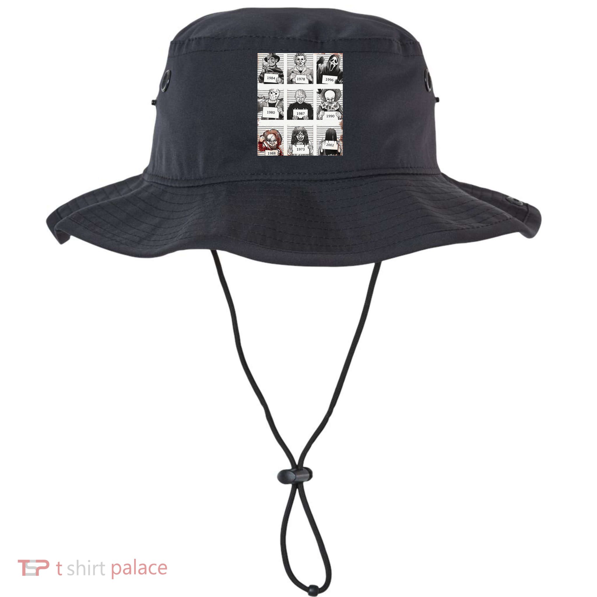 Halloween Creepy Legends Killer Mugshots Horror Fan Gifts Bucket Hat