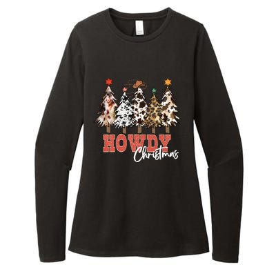 Howdy Christmas Merry Country Christmas Gift Womens CVC Long Sleeve Shirt