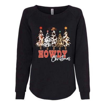 Howdy Christmas Merry Country Christmas Gift Womens California Wash Sweatshirt