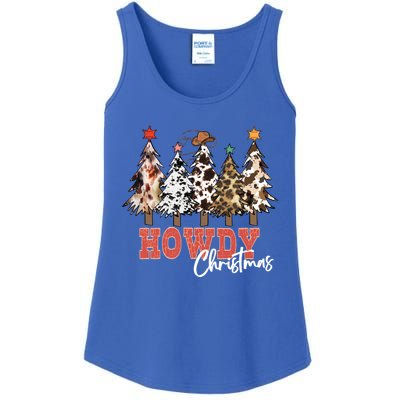 Howdy Christmas Merry Country Christmas Gift Ladies Essential Tank