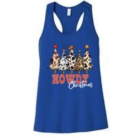 Howdy Christmas Merry Country Christmas Gift Women's Racerback Tank