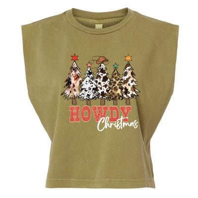 Howdy Christmas Merry Country Christmas Gift Garment-Dyed Women's Muscle Tee