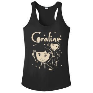 Horror Coraline Movie Ladies PosiCharge Competitor Racerback Tank