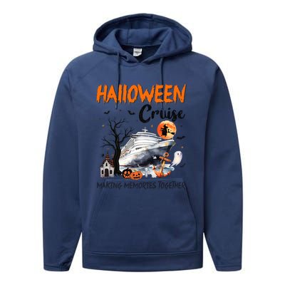 Halloween Cruise Making Memories Together Performance Fleece Hoodie