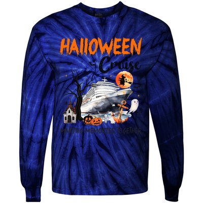 Halloween Cruise Making Memories Together Tie-Dye Long Sleeve Shirt