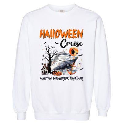 Halloween Cruise Making Memories Together Garment-Dyed Sweatshirt