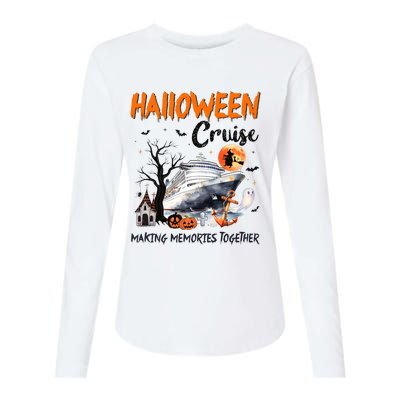 Halloween Cruise Making Memories Together Womens Cotton Relaxed Long Sleeve T-Shirt