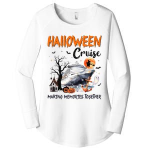 Halloween Cruise Making Memories Together Women's Perfect Tri Tunic Long Sleeve Shirt