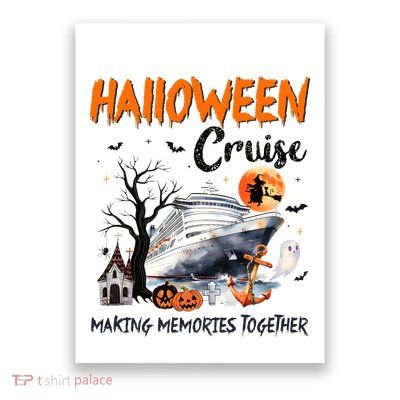 Halloween Cruise Making Memories Together Poster