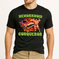 Hemorrhoid Conqueror Meme Weird Offensive Cringe Joke Performance Shirt