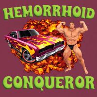 Hemorrhoid Conqueror Meme Weird Offensive Cringe Joke 16oz Travel Tumbler