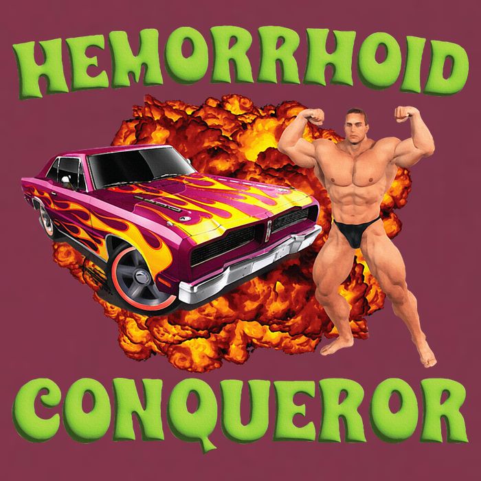 Hemorrhoid Conqueror Meme Weird Offensive Cringe Joke 16oz Travel Tumbler