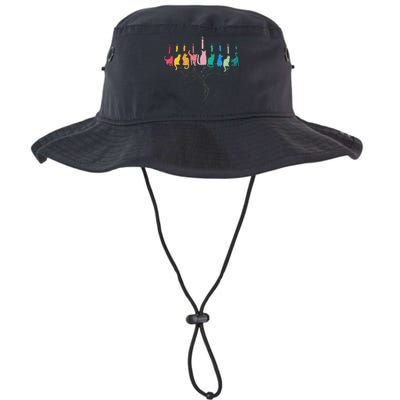 Hanukkah Cat Menorah Meowzel Hanukat Jewish Chanukah Legacy Cool Fit Booney Bucket Hat