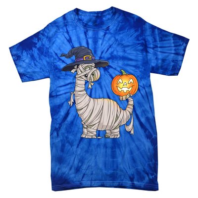 Halloween Costume Mummy Dinosaur Witch Scary Gift Tie-Dye T-Shirt