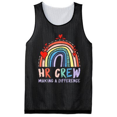 HR Crew Making A Difference HR Officer HR Consultant Mesh Reversible Basketball Jersey Tank