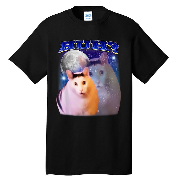 Huh Cat Meme Tall T-Shirt