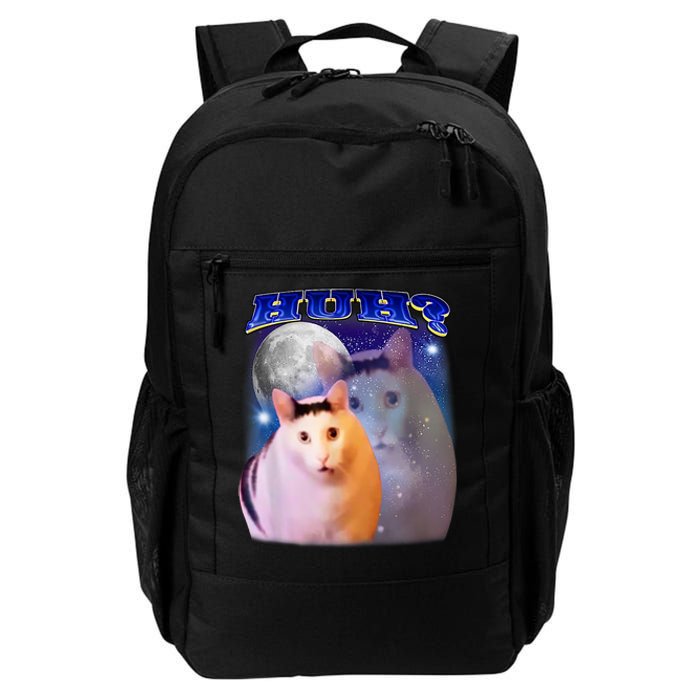 Huh Cat Meme Daily Commute Backpack