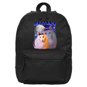 Huh Cat Meme 16 in Basic Backpack