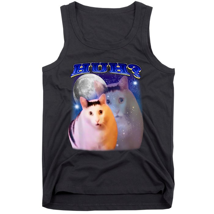 Huh Cat Meme Tank Top