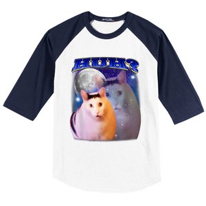 Huh Cat Meme Baseball Sleeve Shirt