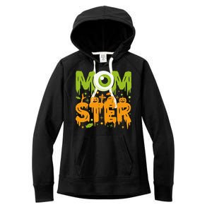 Halloween Costume Momster Spooky Halloween Women's Fleece Hoodie