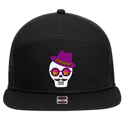Hex Crypto Mr Hexican Premium 7 Panel Mesh Trucker Snapback Hat