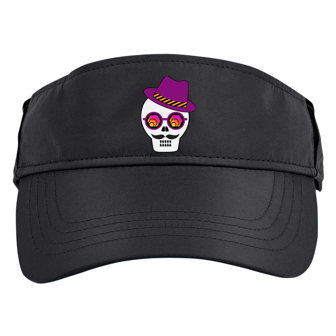 Hex Crypto Mr Hexican Premium Adult Drive Performance Visor