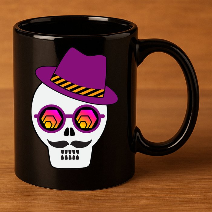 Hex Crypto Mr Hexican Premium 11oz C Handle Ceramic Mug