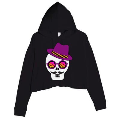 Hex Crypto Mr Hexican Premium Crop Fleece Hoodie