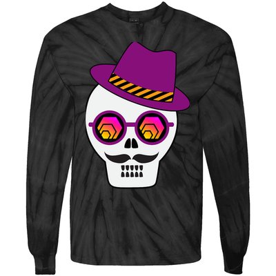 Hex Crypto Mr Hexican Premium Tie-Dye Long Sleeve Shirt