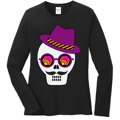 Hex Crypto Mr Hexican Premium Ladies Long Sleeve Shirt
