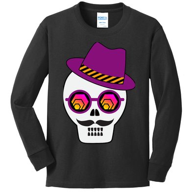 Hex Crypto Mr Hexican Premium Kids Long Sleeve Shirt