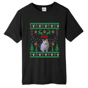 Huh! Cat Meme Popular Internet Meme Cat Day Christmas Gift Tall Fusion ChromaSoft Performance T-Shirt