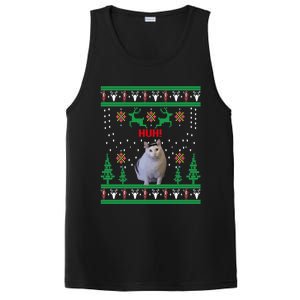 Huh! Cat Meme Popular Internet Meme Cat Day Christmas Gift PosiCharge Competitor Tank