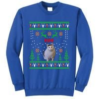 Huh! Cat Meme Popular Internet Meme Cat Day Christmas Gift Tall Sweatshirt